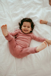 Organic Bamboo Spandex Pajama Set- Lilac